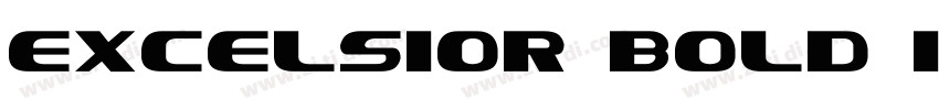 Excelsior Bold Ital字体转换